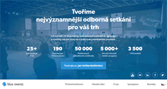 Desktop Screenshot of blueevents.eu